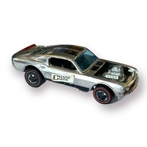 Hot Wheels REDLINE Chrome Silver Special Boss Hoss Mustang 1970 Club Kit Car